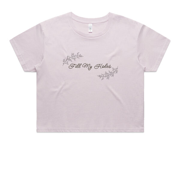 Fill my holes crop (lavender) Thumbnail