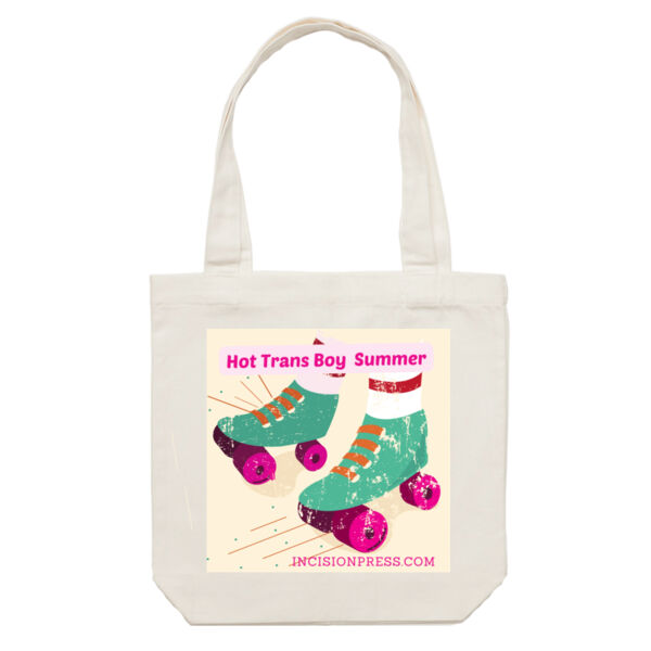 hot trans boy summer tote (large) Thumbnail